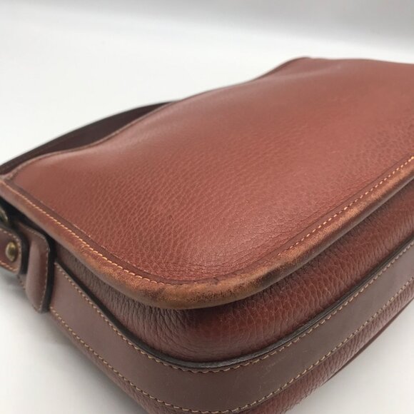 Vintage Coach Brown Leather Sheridan Mayfield Shoulder Bag - Picture 8 of 12